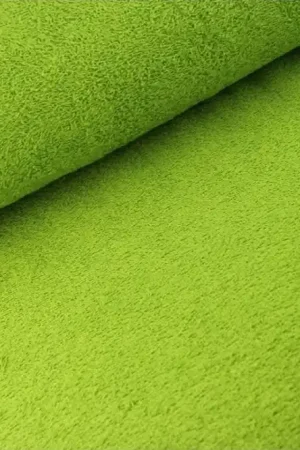 Badstof, donker limegroen. BUBA014 Flitsaanbieding