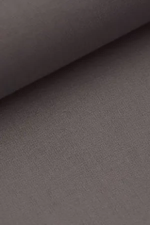 Katoen stof, effen,donker antraciet. BK039 Direct Beschikbaar