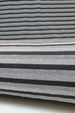 Alleen Vandaag Tricot stof W084, grijs/zwart/midden grijs