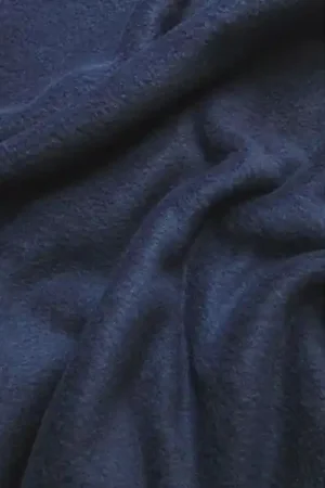 Veilige Betaling Fleece stof donkerblauw,FL008