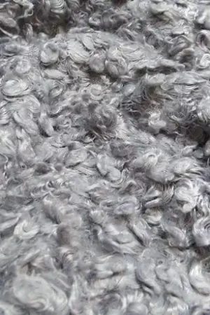 Alleen Vandaag Borg fur stof, poedel, paars, kl 816, B0524