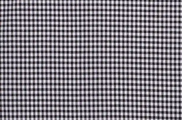 Beperkt Aanbod Katoen stof ruit, zwart, 0.5R069
