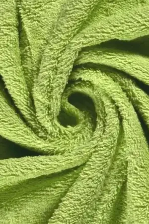 Badstof , dubbel gelust, lime . BA023 Merkproduct