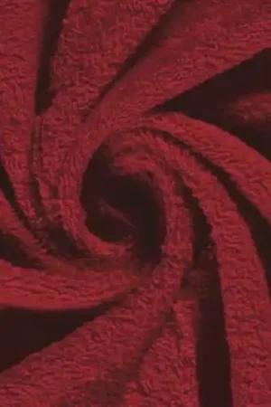 Badstof, dubbel gelust , rood. BA015 Beste Prijs