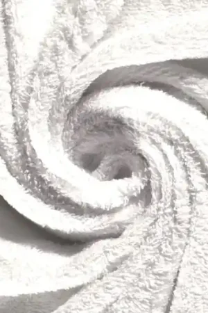 Badstof wit, dubbel gelust. BA050 Bestel Nu