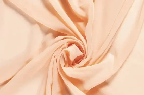 Voile, chiffon stof zalm. VC136 Favoriet