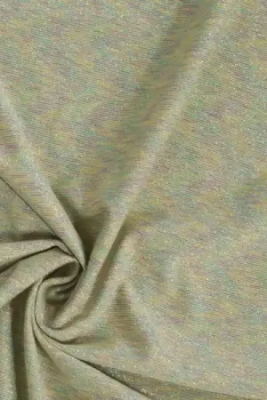 Viscose glitter tricot stof , multicolor, groen/geel/roze. Z1007 Gratis Retour