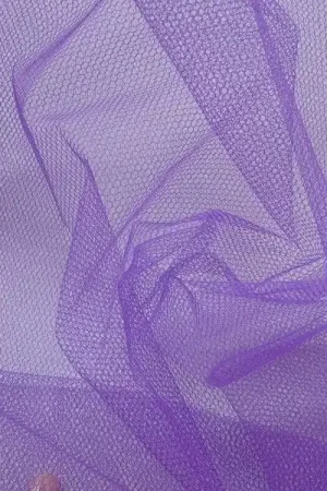 Veilige Betaling Tule stof paars