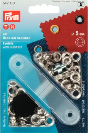 Actieprijs Prym Ring+Schijf 5mm, zilver, 542410.