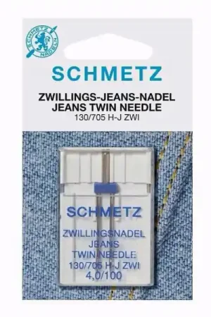 Actieprijs Naaimachine naalden Schmetz, tweeling jeans naald 4,0/100