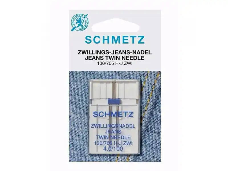 Actieprijs Naaimachine naalden Schmetz, tweeling jeans naald 4,0/100