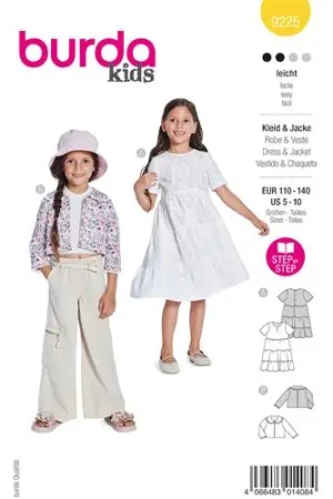 Bestel Nu Burda Style, Naaipatroon jasje en Jurk 9225