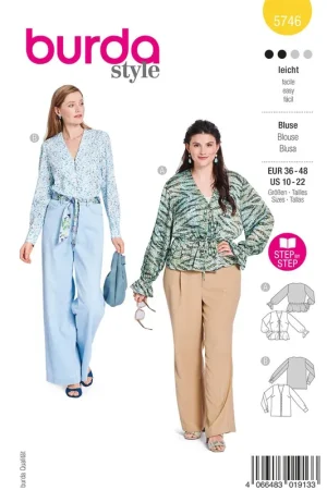 Uitverkoop Burda Style, Naaipatroon Blouse, 5746