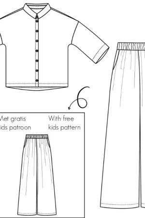 Uitverkoop Bel Etoile patroon – Kiki broek en blouse