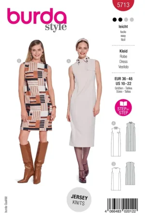 Beperkt Aanbod Burda Style, Naaipatroon jurken 5713