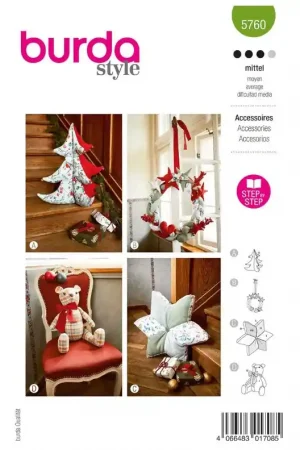 Burda Style, naaipatroon Accessoires. – 5760 Op = Op