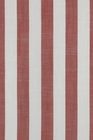 Viscose yarn dyed strepen breed oranje Tijdelijk Beschikbaar