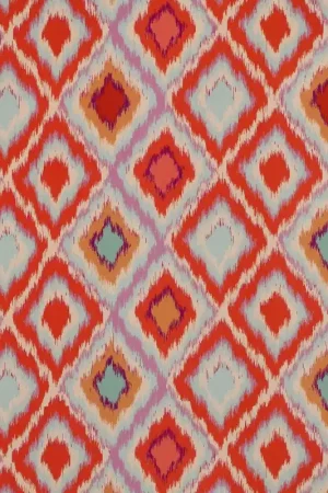 Viscose radiance ikat Op = Op