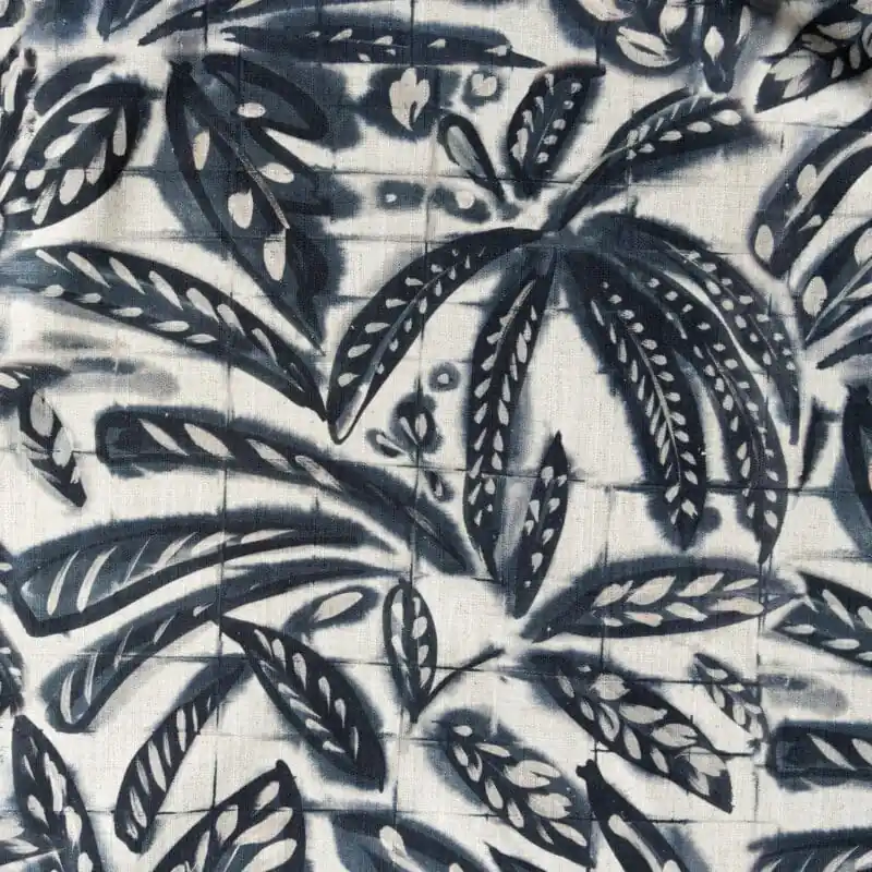 Viscose linnen slub bali donkerblauw Bestel Nu