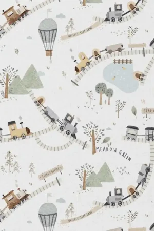 Weekendaanbieding Katoen treinroute wit