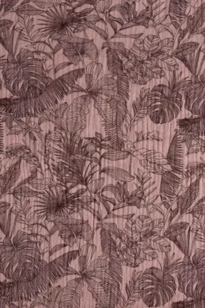 Beperkte Voorraad Hydrofiel jungle bladeren roze