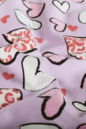 Veilige Betaling Jersey harten lila