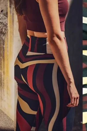 Rechtstreeks Van De Fabrikant Fibre Mood - Yoga sportwear tribal stripes