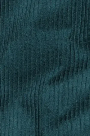 Actieprijs Washed corduroy 4.5W petrol