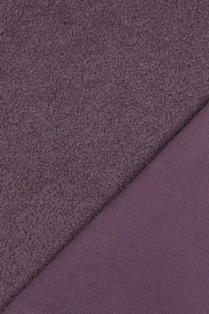 Teddy fleece double sided mulberry Express Levering