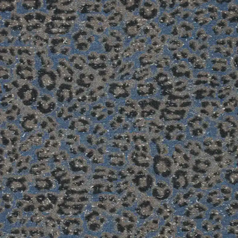 Denim punched panter jeansblauw Nieuw