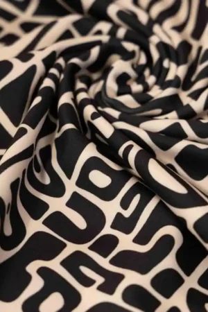 Yoga sportwear abstract inca zwart Seizoensaanbieding