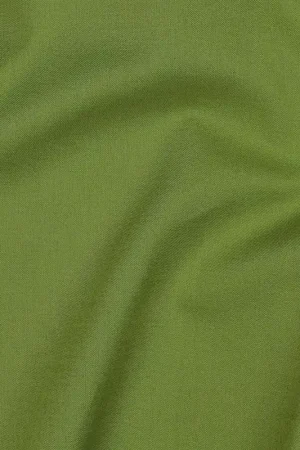 Weekendaanbieding Poplin uni mosgroen
