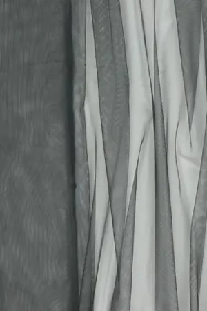 Aanbieding Uni tule donkergrijs