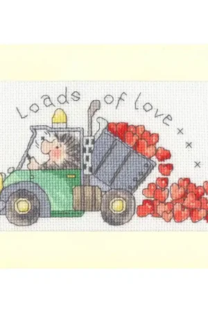 Alleen Vandaag Borduurpakket Margaret Sherry - Loads Of Love - Bothy Threads