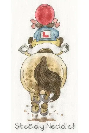 Shop Nu Borduurpakket Thelwell - Steady Neddie! - Bothy Threads