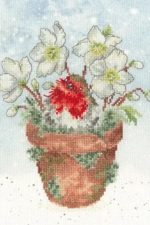 Populair Borduurpakket Hannah Dale - Season's Tweetings - Bothy Threads