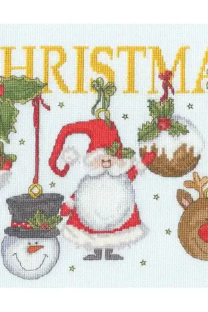 Op = Op Borduurpakket Karen Tye Bentley - It Must Be Christmas - Bothy Threads