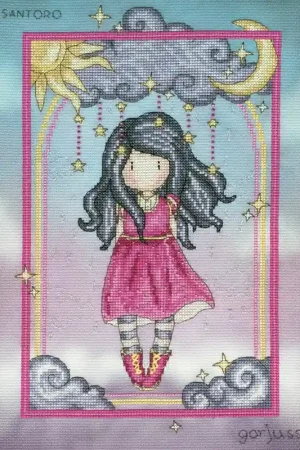 Beste Prijs Borduurpakket Gorjuss - Little Storm Cloud - Bothy Threads