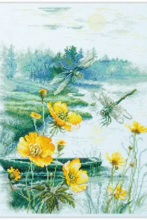 Snelle Levering Borduurpakket Foggy Morning - Magic Needle