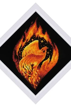 Finale Uitverkoop Borduurpakket Flaming Phoenix - RIOLIS