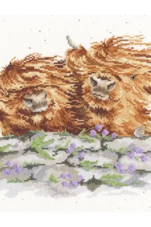 Rechtstreeks Van De Fabrikant Borduurpakket Hannah Dale - Blown Away - Bothy Threads