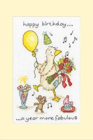 Nu Kopen Borduurpakket Cockadoodle - More Fabulous - Bothy Threads