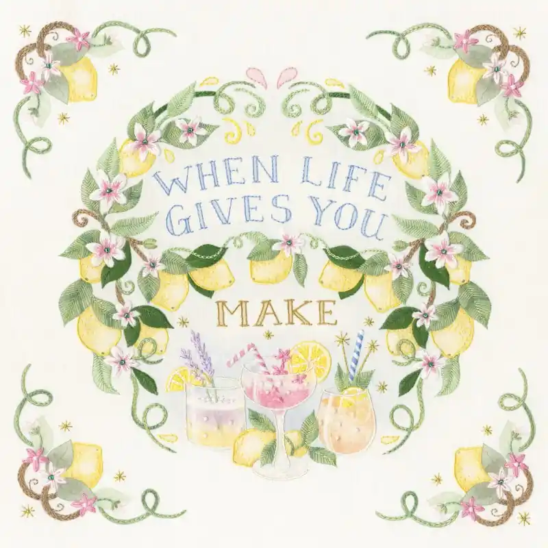 Vrij borduren pakket Cassandra Riley - Splash Of Sunshine - Bothy Threads Hete Deal