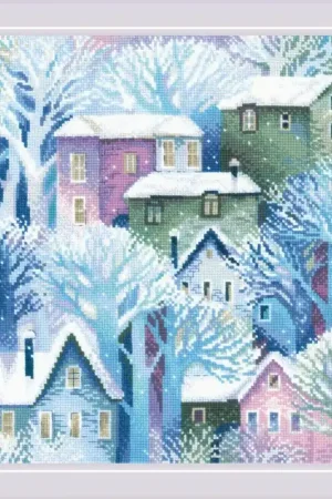 Borduurpakket Town - RIOLIS Uitverkoop