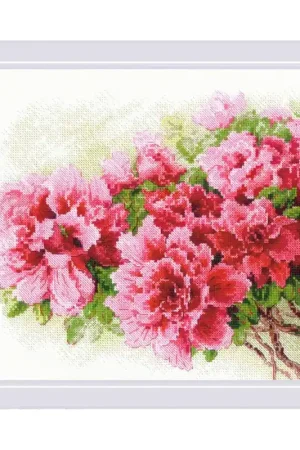 Borduurpakket Gorgeous Azalea - RIOLIS Betrouwbaar