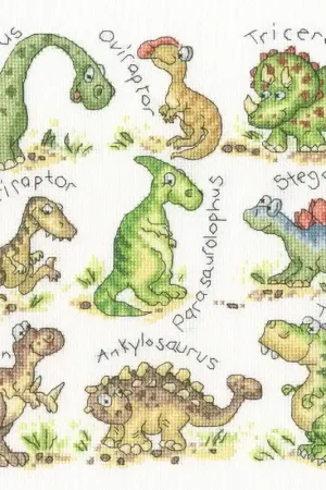 Premium Borduurpakket Kate Garrett - Raar! - Bothy Threads