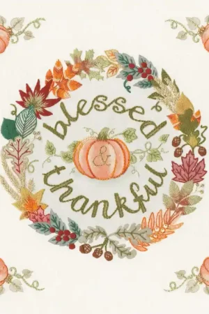 Beste Prijs Vrij borduren pakket Cassandra Riley - Blessed And Thankful - Bothy Threads