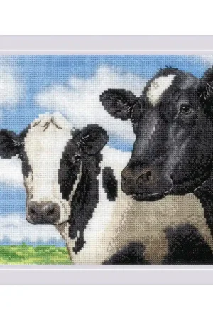 Exclusieve Aanbieding Borduurpakket Cows - RIOLIS