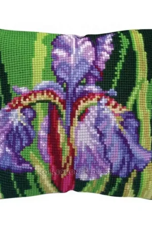 Actieprijs Kussen borduurpakket Iris - Collection d'Art