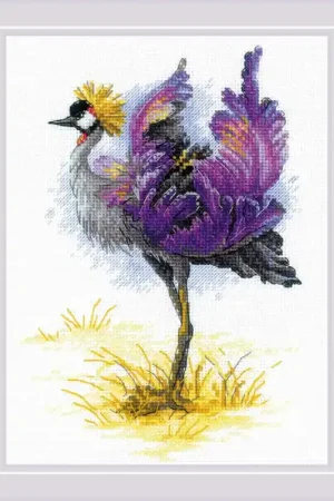 Bestseller Borduurpakket Crowned Crane - RIOLIS